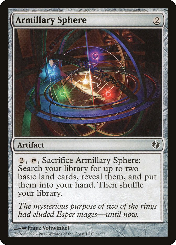 Armillary Sphere [Duel Decks: Venser vs. Koth] | Yard's Games Ltd