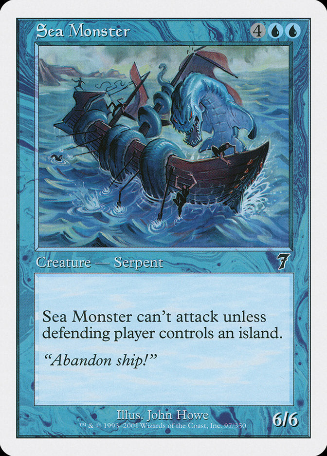 Sea Monster [Seventh Edition] | Yard's Games Ltd