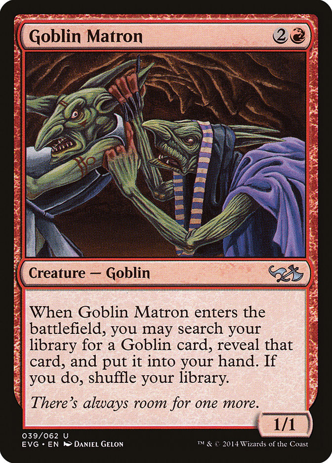 Goblin Matron (Elves vs. Goblins) [Duel Decks Anthology] | Yard's Games Ltd