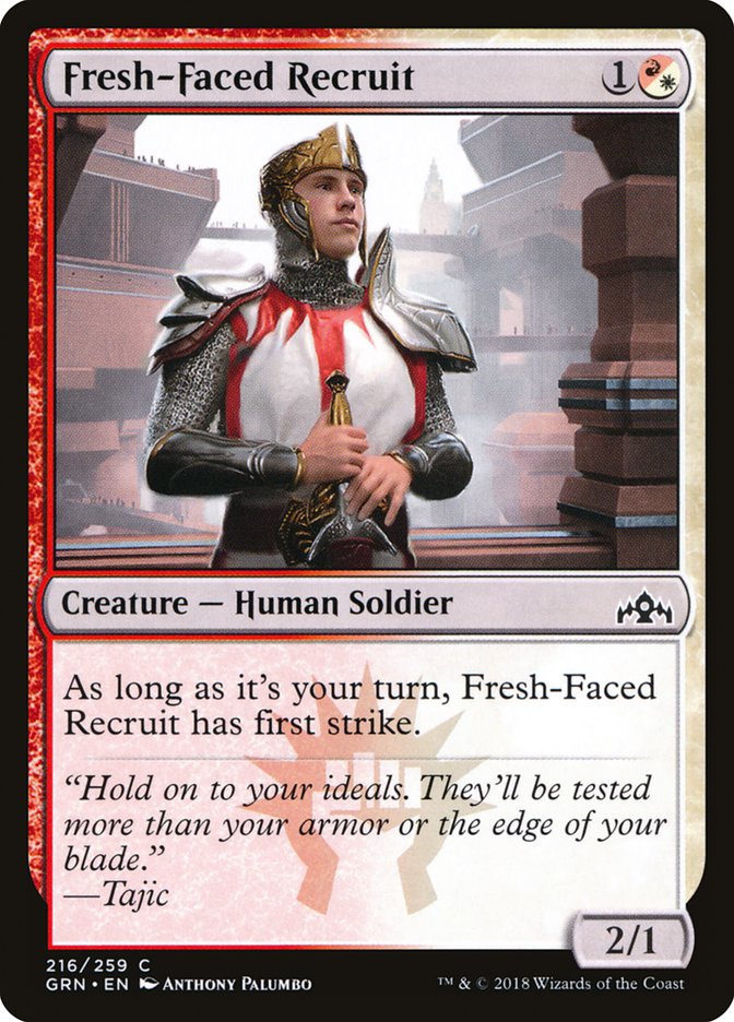 Fresh-Faced Recruit [Guilds of Ravnica] | Yard's Games Ltd