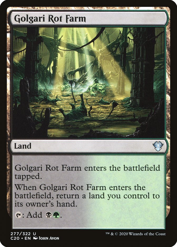 Golgari Rot Farm [Commander 2020] | Yard's Games Ltd