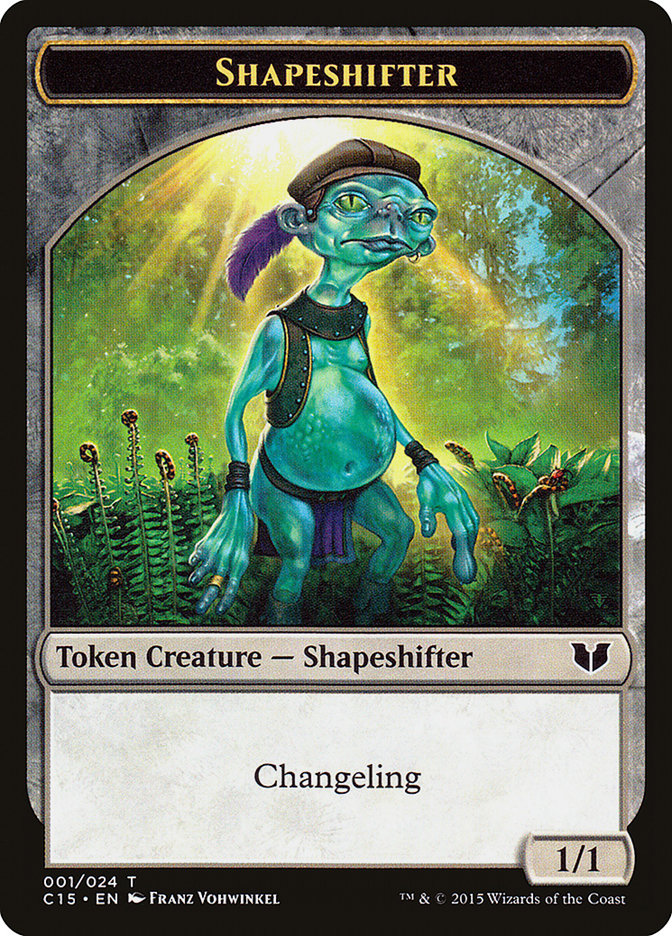 Shapeshifter // Shapeshifter Double-Sided Token [Commander 2015 Tokens] | Yard's Games Ltd