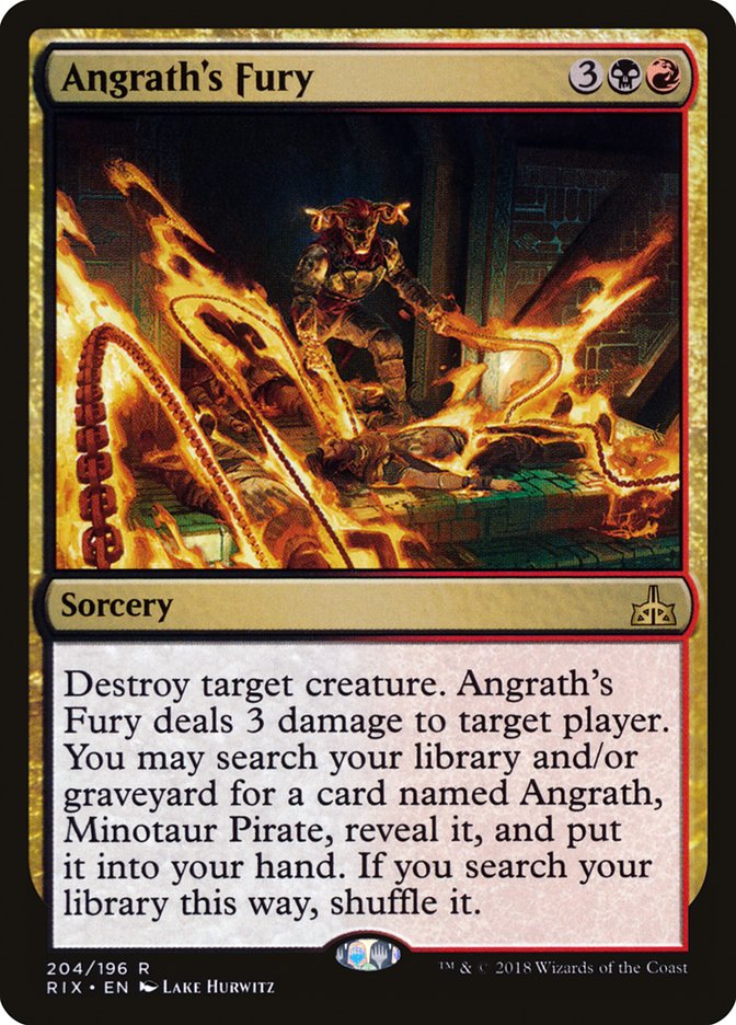 Angrath's Fury [Rivals of Ixalan] | Yard's Games Ltd