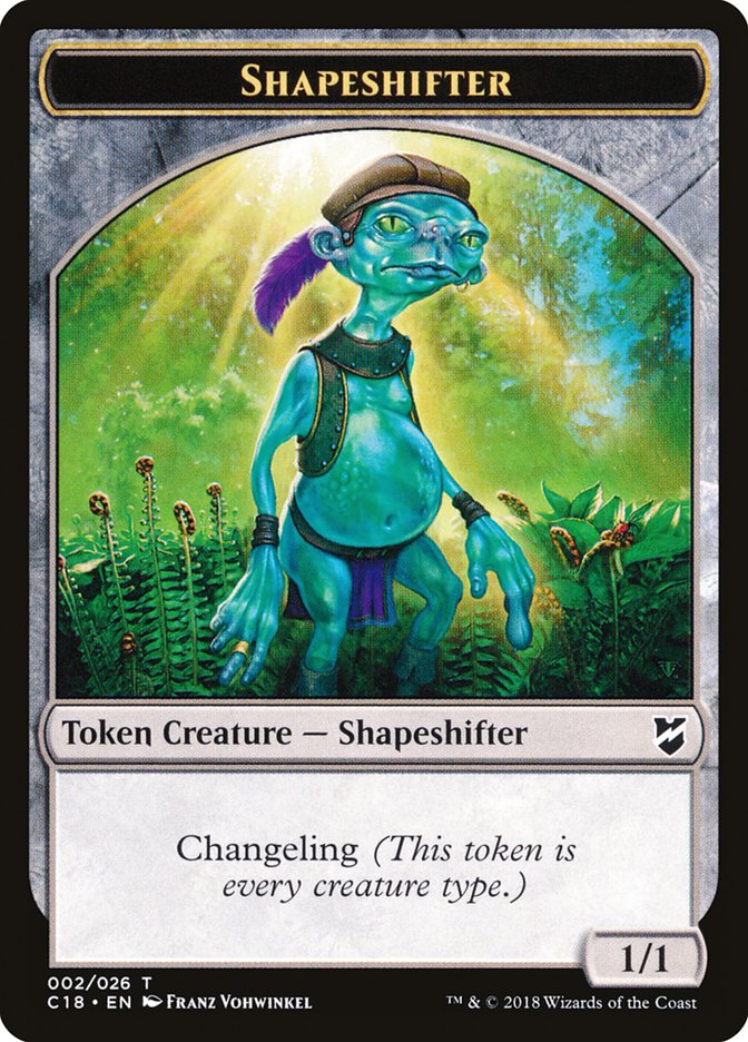 Shapeshifter Token [Commander 2018 Tokens] | Yard's Games Ltd