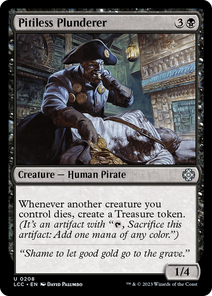 Pitiless Plunderer [The Lost Caverns of Ixalan Commander] | Yard's Games Ltd