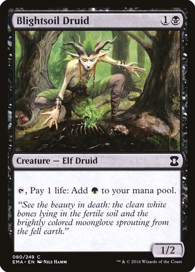 Blightsoil Druid [Eternal Masters] | Yard's Games Ltd