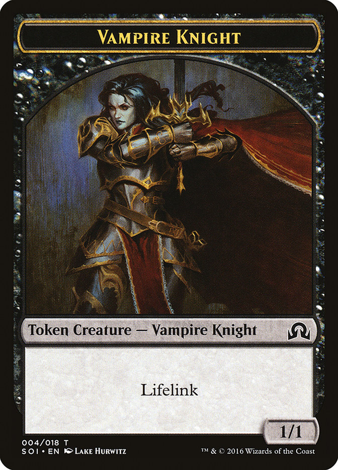 Vampire Knight Token [Shadows over Innistrad Tokens] | Yard's Games Ltd