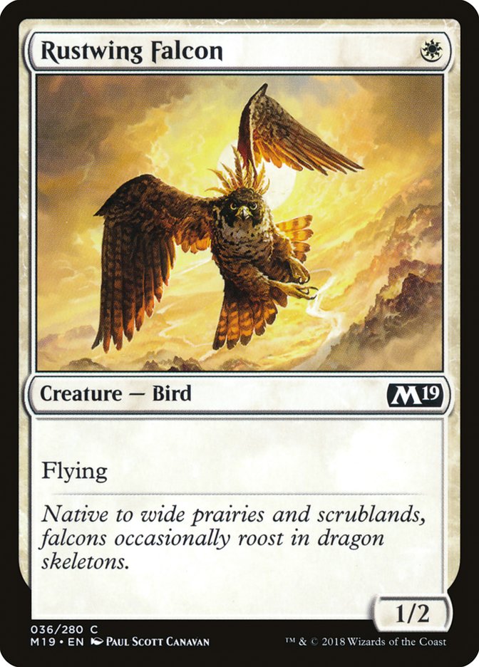 Rustwing Falcon [Core Set 2019] | Yard's Games Ltd