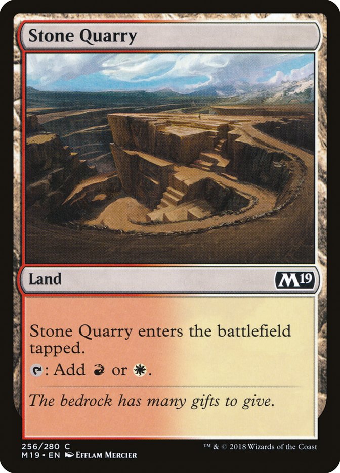 Stone Quarry [Core Set 2019] | Yard's Games Ltd