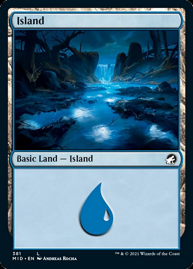 Island (381) [Innistrad: Midnight Hunt] | Yard's Games Ltd