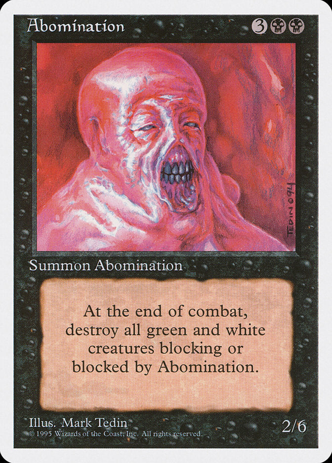 Abomination [Fourth Edition] | Yard's Games Ltd