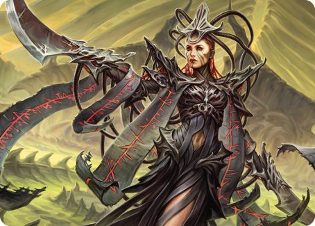 Testament Bearer Art Card [Phyrexia: All Will Be One Art Series] | Yard's Games Ltd