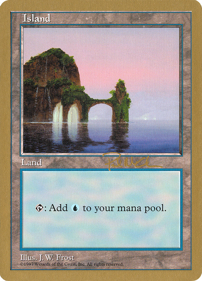 Island (pm434) (Paul McCabe) [World Championship Decks 1997] | Yard's Games Ltd