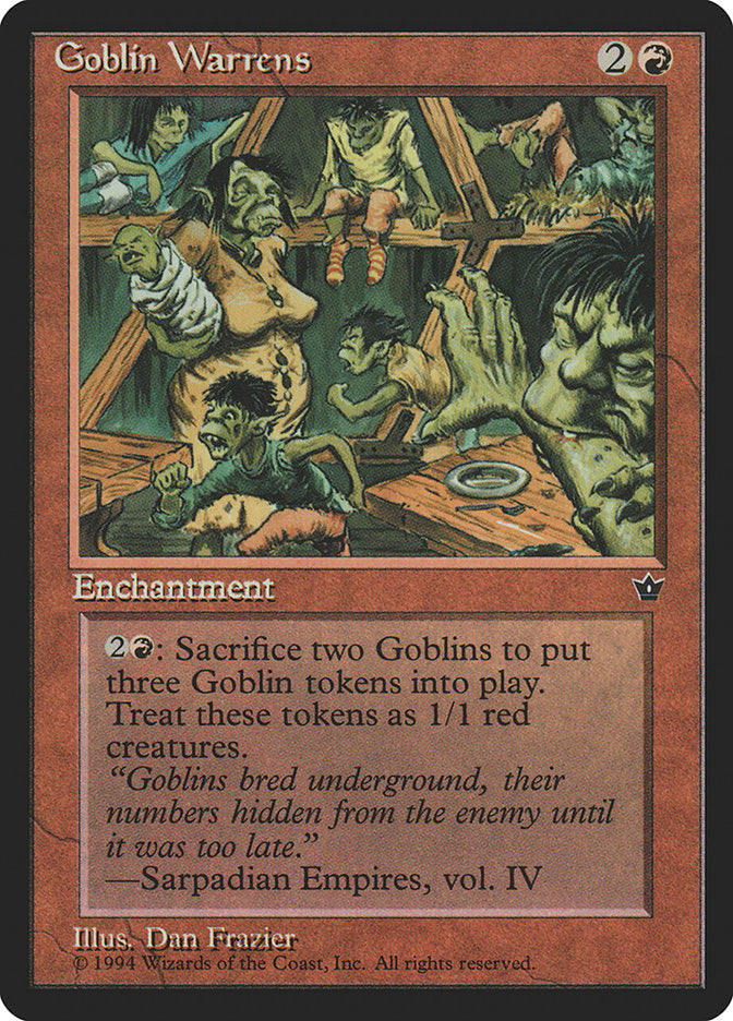 Goblin Warrens [Fallen Empires] | Yard's Games Ltd