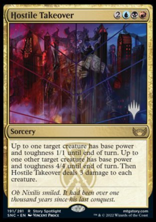 Hostile Takeover (Promo Pack) [Streets of New Capenna Promos] | Yard's Games Ltd