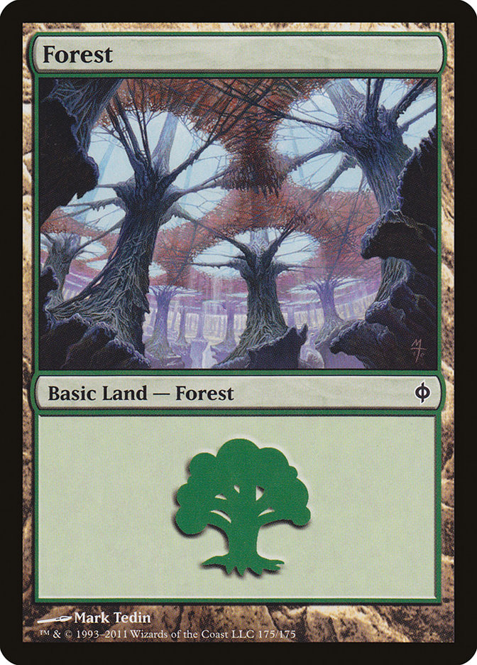 Forest (175) [New Phyrexia] | Yard's Games Ltd