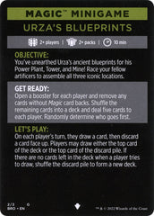 Urza's Blueprints (Magic Minigame) [The Brothers' War Minigame] | Yard's Games Ltd