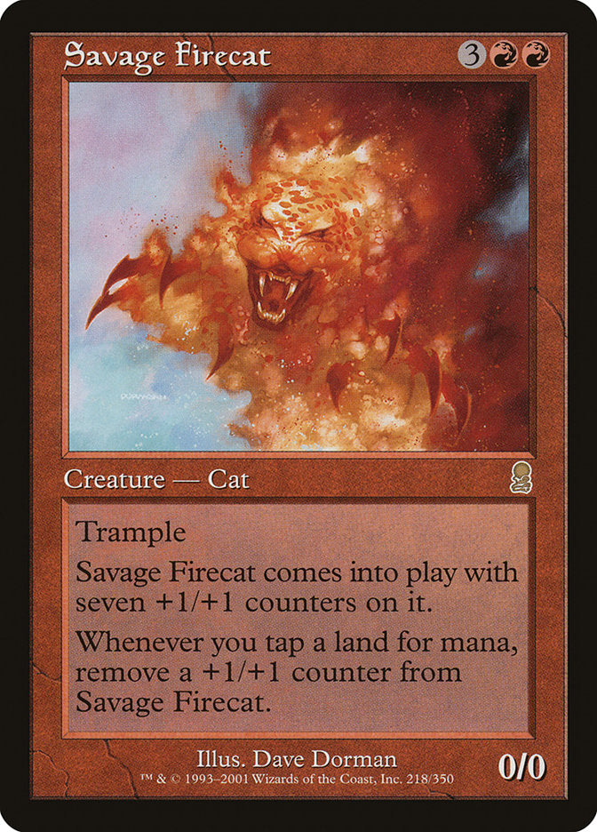 Savage Firecat [Odyssey] | Yard's Games Ltd