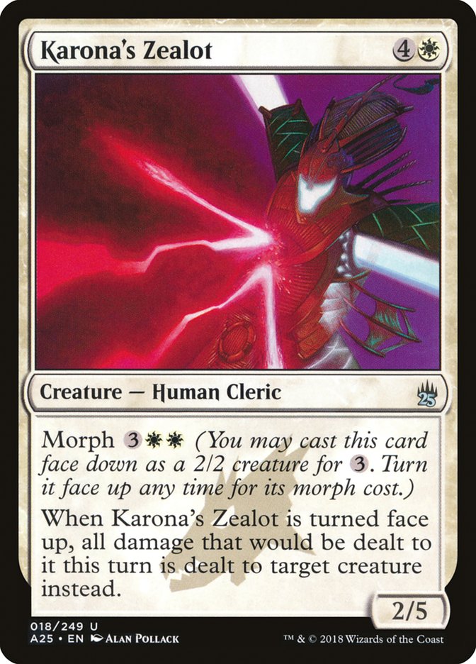 Karona's Zealot [Masters 25] | Yard's Games Ltd