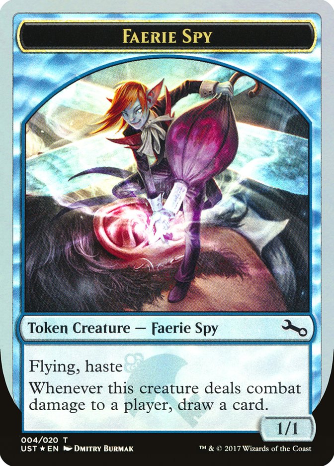 Faerie Spy Token [Unstable Tokens] | Yard's Games Ltd