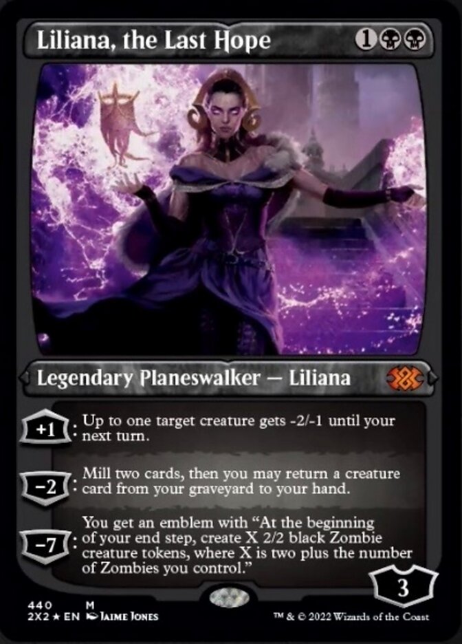 Liliana, the Last Hope (Foil Etched) [Double Masters 2022] | Yard's Games Ltd