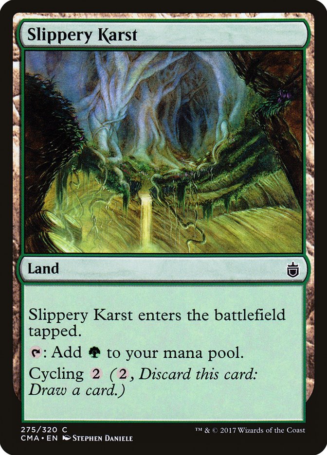 Slippery Karst [Commander Anthology] | Yard's Games Ltd