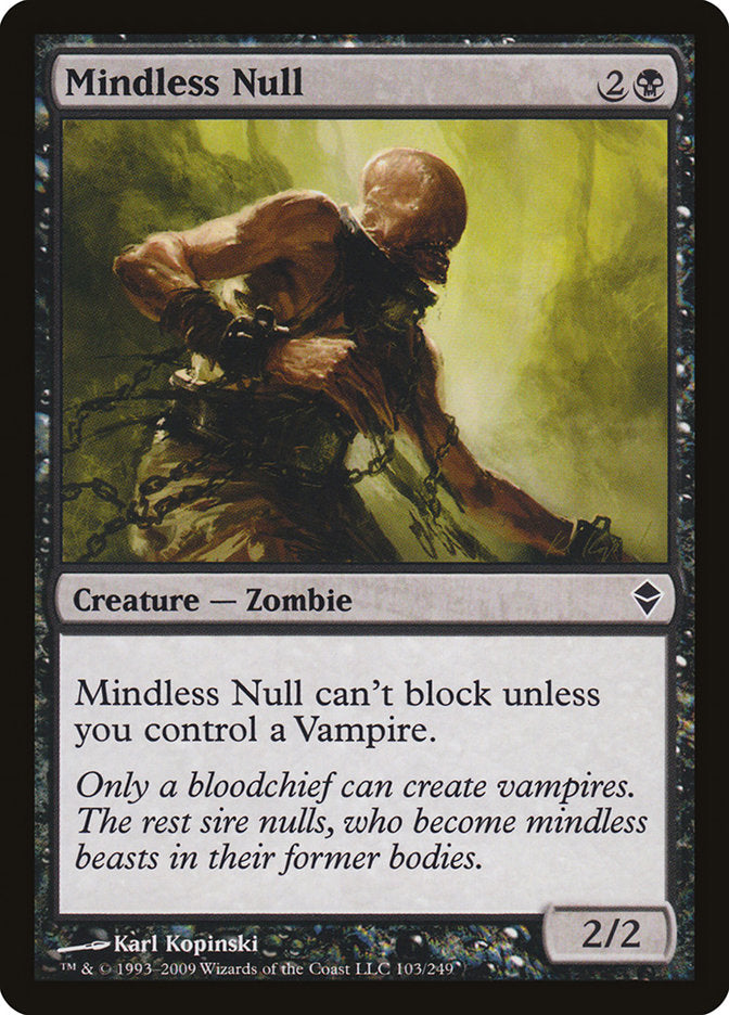 Mindless Null [Zendikar] | Yard's Games Ltd