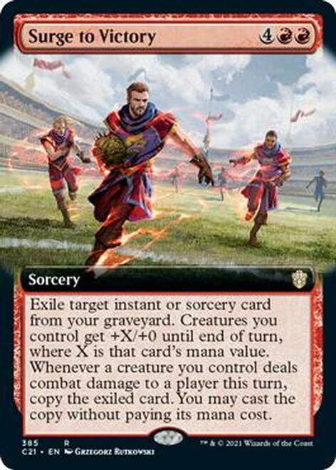 Surge to Victory (Extended Art) [Commander 2021] | Yard's Games Ltd