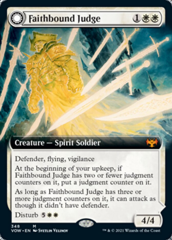 Faithbound Judge // Sinner's Judgment (Extended Art) [Innistrad: Crimson Vow] | Yard's Games Ltd