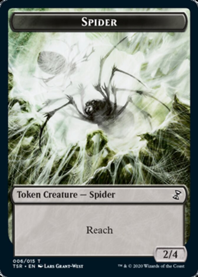 Spider Token [Time Spiral Remastered Tokens] | Yard's Games Ltd