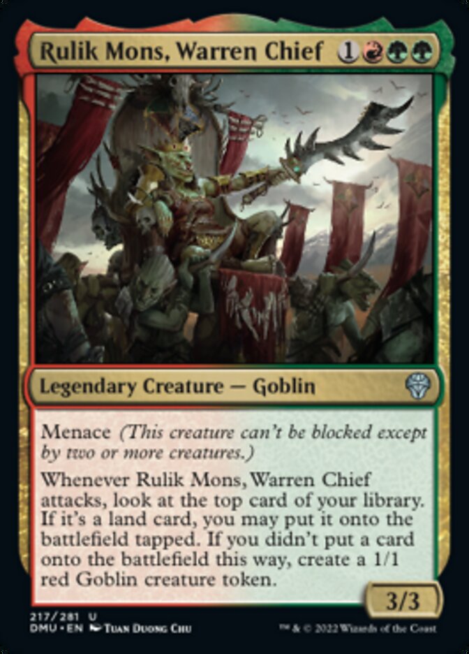 Rulik Mons, Warren Chief [Dominaria United] | Yard's Games Ltd