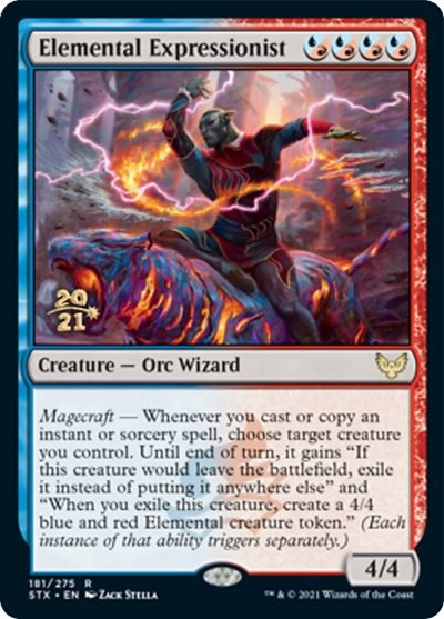 Elemental Expressionist [Strixhaven: School of Mages Prerelease Promos] | Yard's Games Ltd