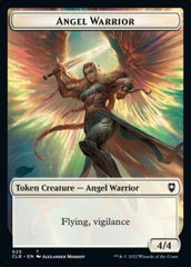 Kor Warrior // Angel Warrior Double-Sided Token [Commander Legends: Battle for Baldur's Gate Tokens] | Yard's Games Ltd