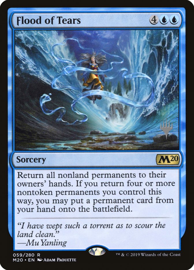 Flood of Tears (Promo Pack) [Core Set 2020 Promos] | Yard's Games Ltd