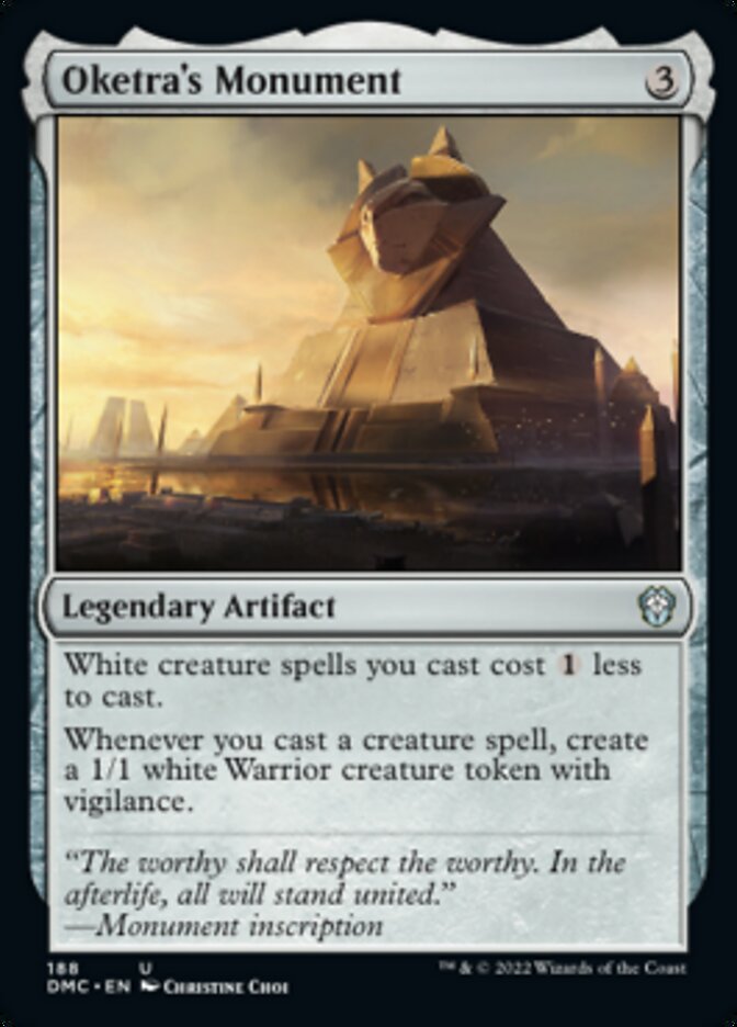 Oketra's Monument [Dominaria United Commander] | Yard's Games Ltd