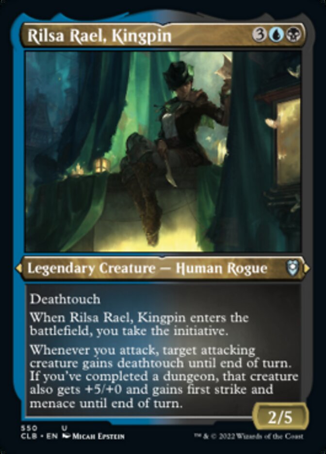 Rilsa Rael, Kingpin (Foil Etched) [Commander Legends: Battle for Baldur's Gate] | Yard's Games Ltd