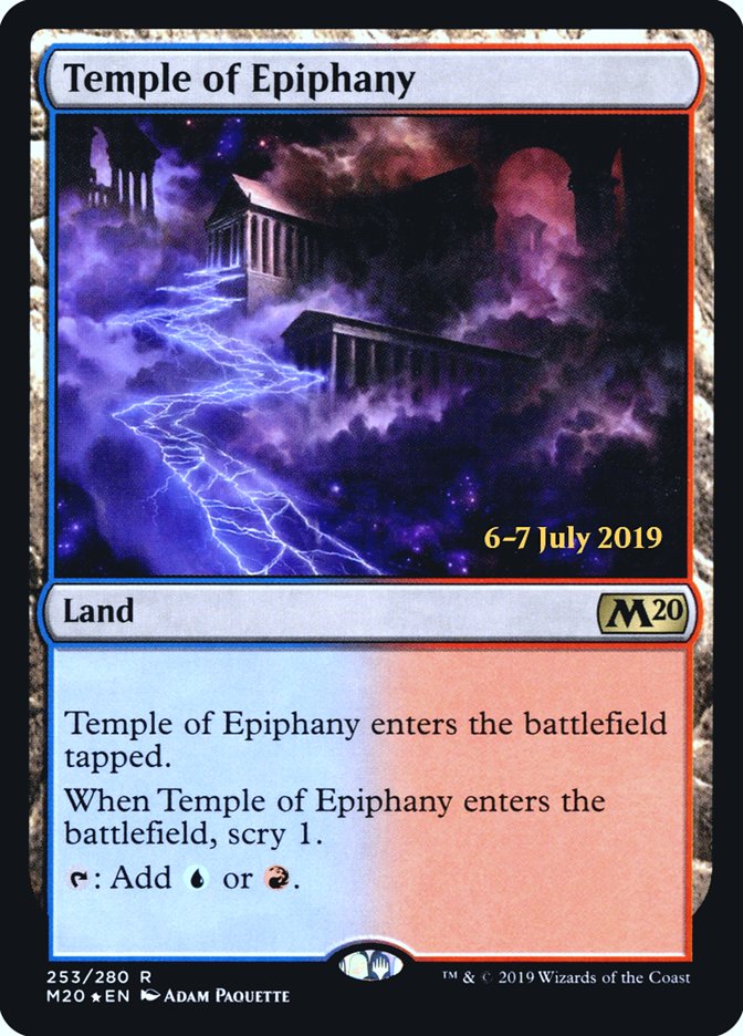 Temple of Epiphany [Core Set 2020 Prerelease Promos] | Yard's Games Ltd