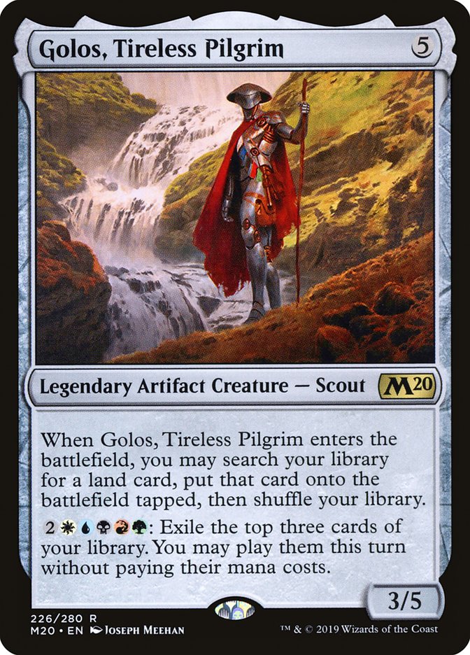 Golos, Tireless Pilgrim [Core Set 2020] | Yard's Games Ltd