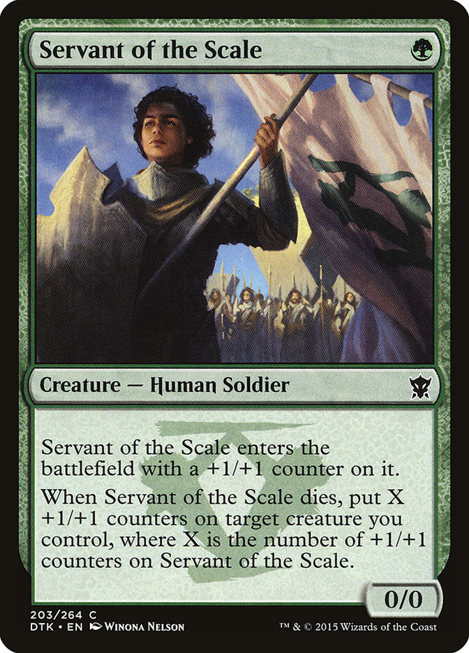 Servant of the Scale [Dragons of Tarkir] | Yard's Games Ltd