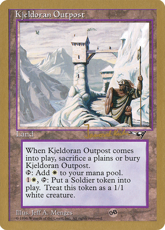 Kjeldoran Outpost (Janosch Kuhn) [World Championship Decks 1997] | Yard's Games Ltd