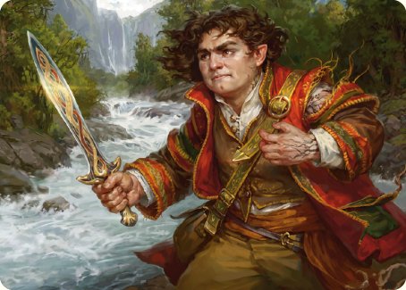 Frodo Baggins Art Card (16/81) [The Lord of the Rings: Tales of Middle-earth Art Series] | Yard's Games Ltd