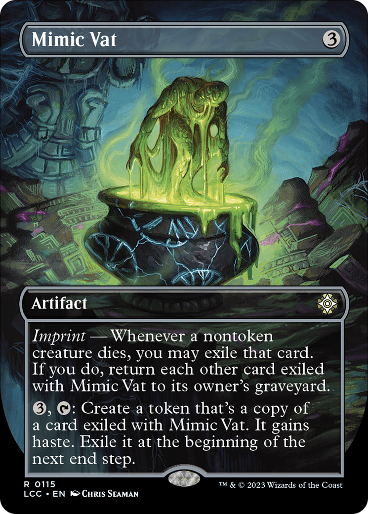 Mimic Vat (Borderless) [The Lost Caverns of Ixalan Commander] | Yard's Games Ltd