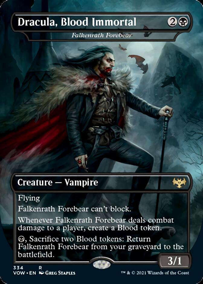 Falkenrath Forebear - Dracula, Blood Immortal [Innistrad: Crimson Vow] | Yard's Games Ltd