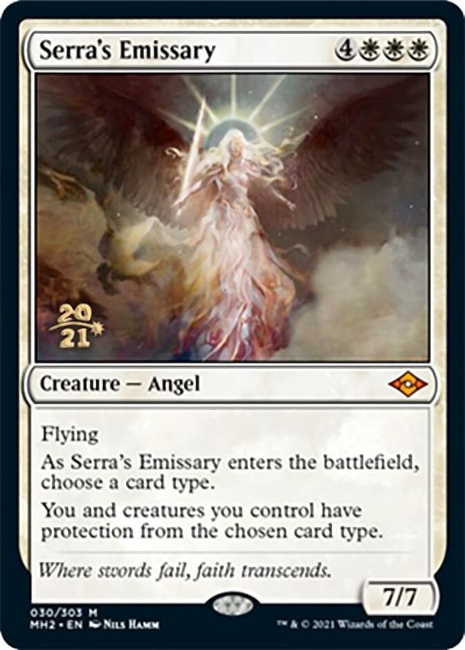 Serra's Emissary [Modern Horizons 2 Prerelease Promos] | Yard's Games Ltd