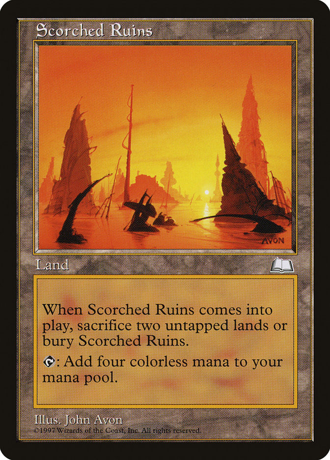 Scorched Ruins [Weatherlight] | Yard's Games Ltd