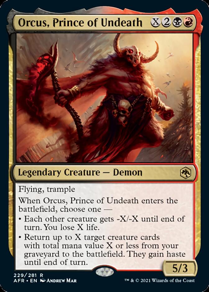 Orcus, Prince of Undeath [Dungeons & Dragons: Adventures in the Forgotten Realms] | Yard's Games Ltd