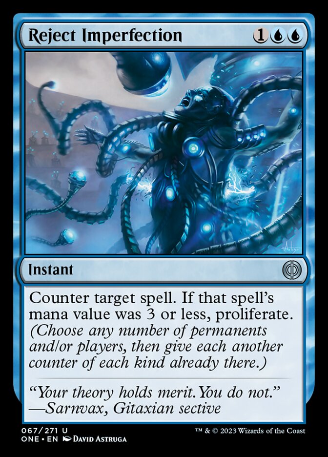 Reject Imperfection [Phyrexia: All Will Be One] | Yard's Games Ltd