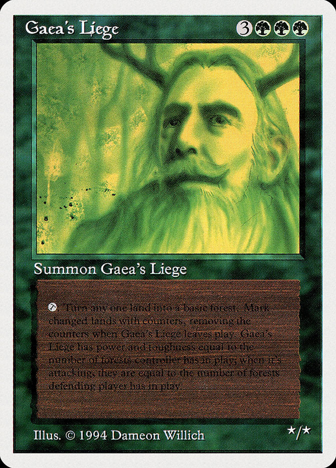 Gaea's Liege [Summer Magic / Edgar] | Yard's Games Ltd