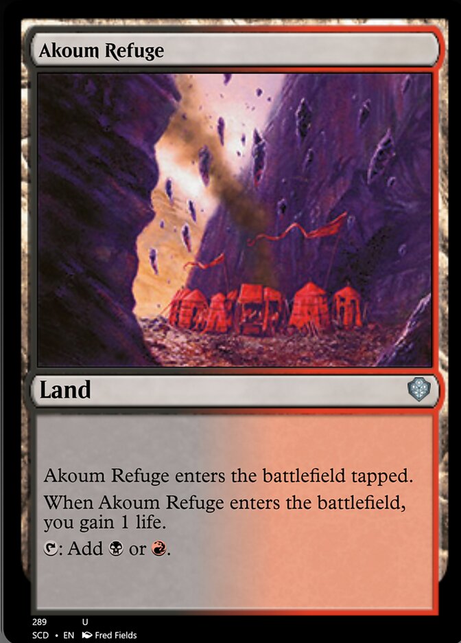 Akoum Refuge [Starter Commander Decks] | Yard's Games Ltd