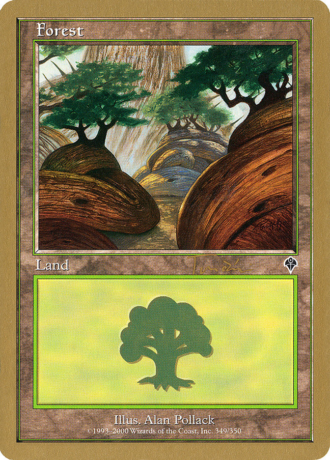 Forest (jt349a) (Jan Tomcani) [World Championship Decks 2001] | Yard's Games Ltd